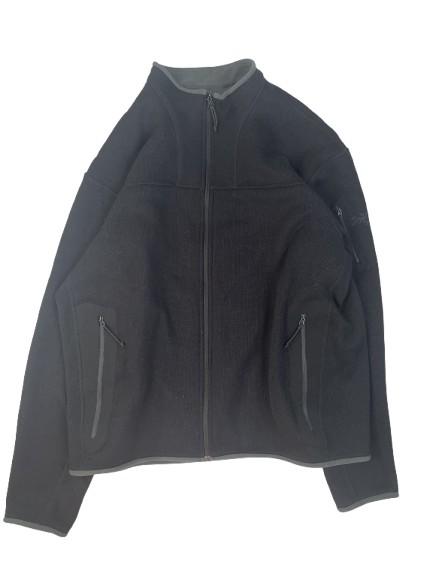 Polar szary Arcteryx bluza rozpinaną