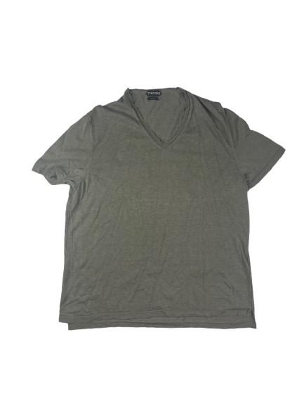 Tom Ford szara koszulka v neck